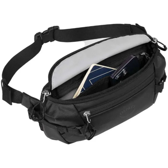Поясная сумка Osprey Transporter Waist Pack raven black - O/S - черный  