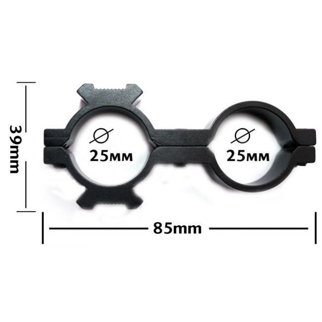 Крепление к оружию двойное  
