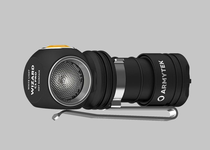 Мультифонарь Armytek Wizard C1 Pro Magnet USB+18350 LH351D White (холодный свет)  