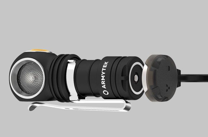 Мультифонарь Armytek Wizard C1 Pro Magnet USB+18350 LH351D White (холодный свет)  