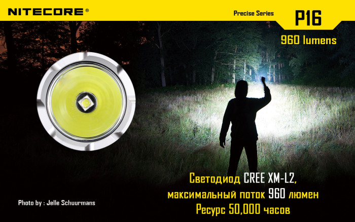 Набор для ночной охоты Nitecore P16, в подарочном кейсе  