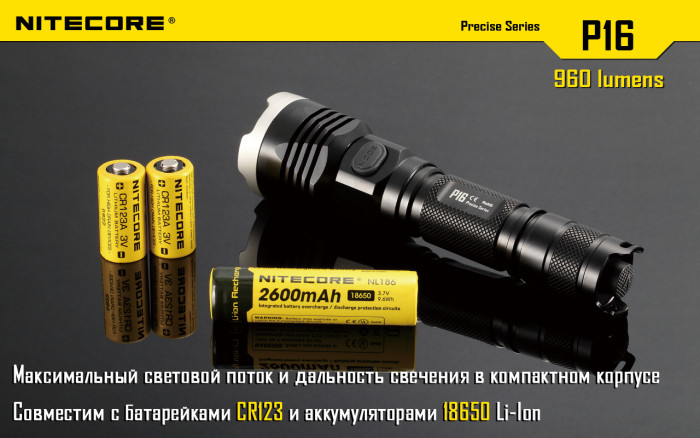 Набор для ночной охоты Nitecore P16, в подарочном кейсе  