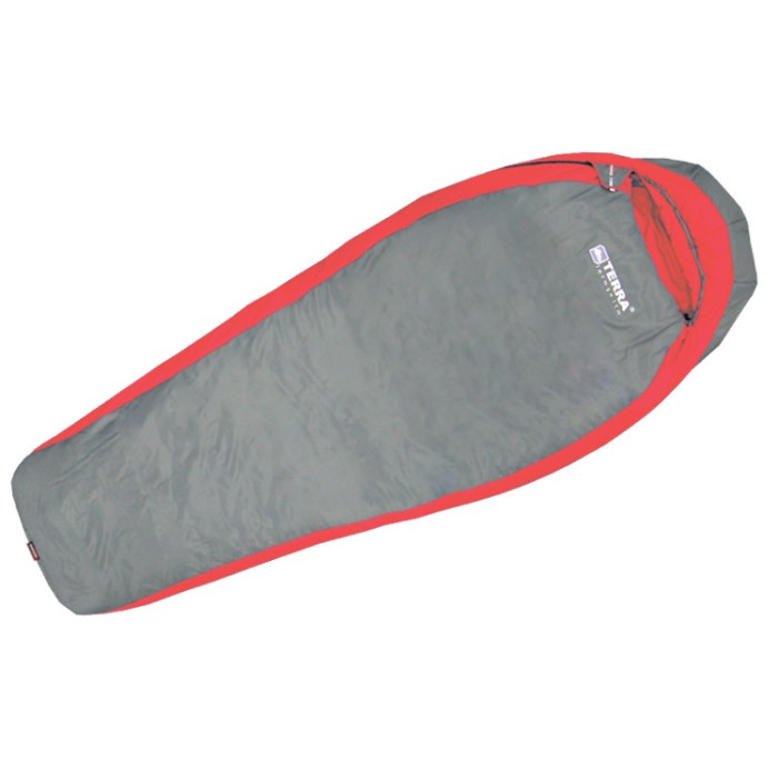 Спальный мешок Terra Incognita Termic 1200 R красный-серый  