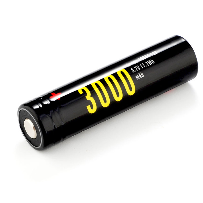 Аккумулятор 18650 Li-Ion Soshine 18650USB-3.7-3000, microUSB, 3000mAh, 5A, 4.2/3.6/2.75V 