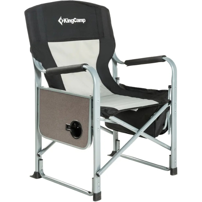 Стул раскладной KingCamp Director Chair black/mediumgrey  