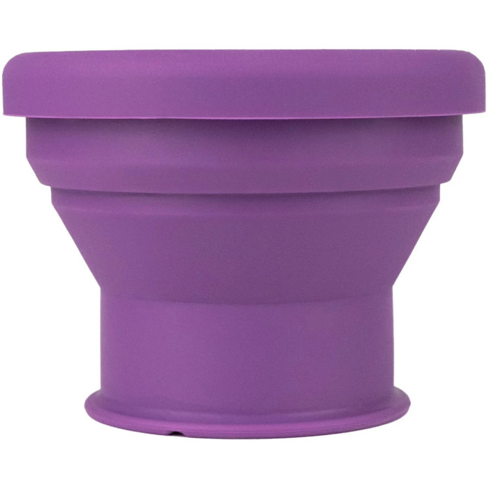 Стакан Tribe Collapsible Shot 90 мл с силиконовой крышкой T-FF-0030, plum  