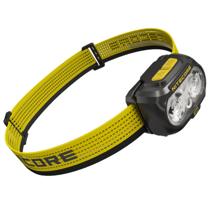 Налобный фонарь Nitecore UT27 2025 MCT 2.0 (2xNiteLab MCT UHE LED, 800 люмен, 12 режимов, 3xAAA, HLB1500), белый  