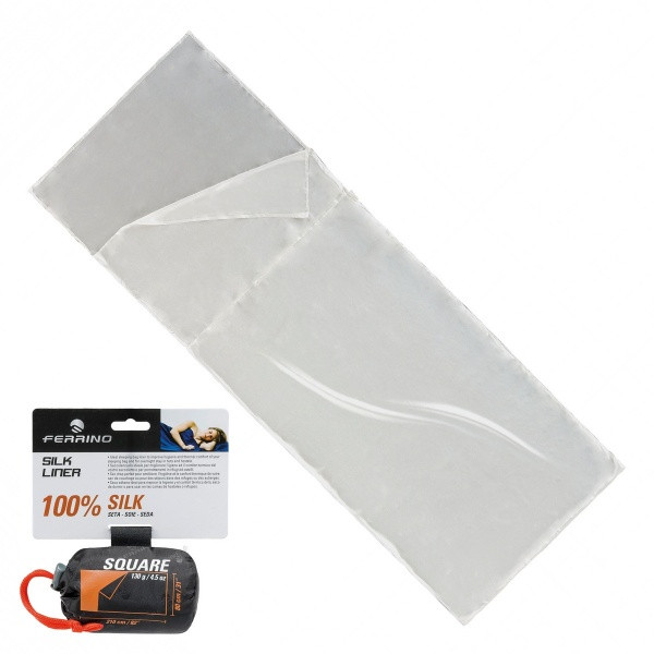 Вкладыш для спального мешка Ferrino Liner Silk SQ White 