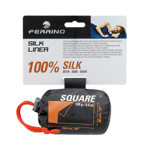 Вкладыш для спального мешка Ferrino Liner Silk SQ White  