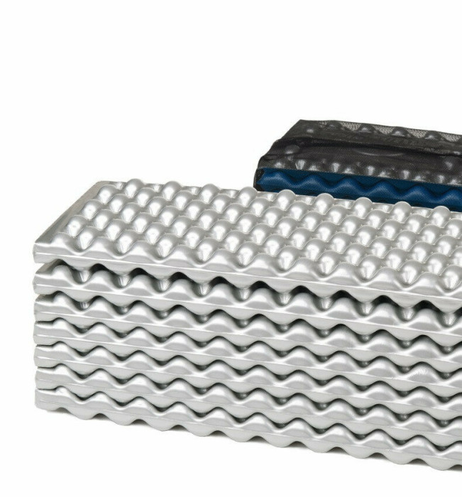 Коврик складной IXPE Naturehike NH19QD008, алюминиевая пленка, 185x56х1,8 см, серый  