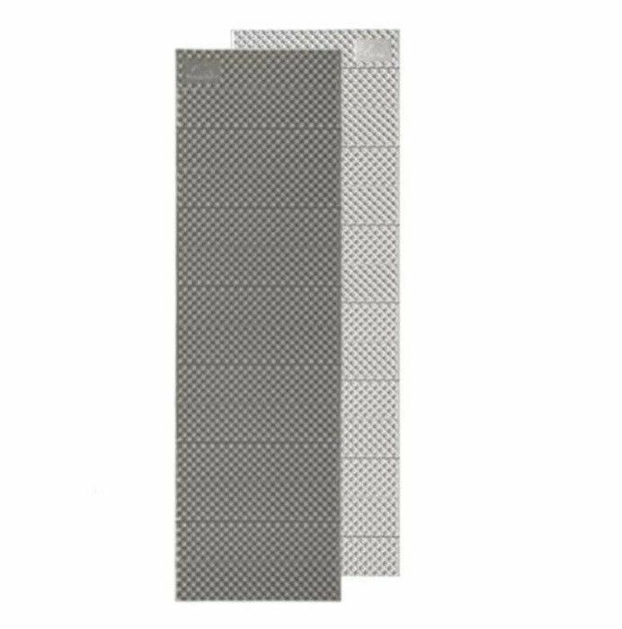 Коврик складной IXPE Naturehike NH19QD008, алюминиевая пленка, 185x56х1,8 см, серый  