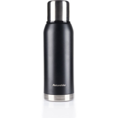 Термос Naturehike Q-9H NH19SJ010, 304 сталь, 1.0 л, черный