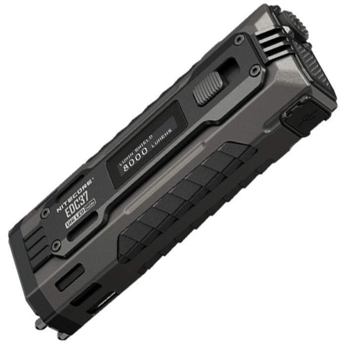 Фонарь Nitecore EDC37 (NiteLab UHi 20 MAX LED, 8000 люмен, 7 режимов, USB-C)