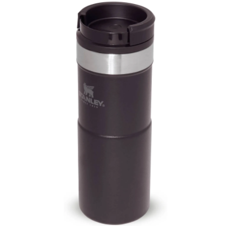 Термочашка Stanley Classic Never Leak - черная - 0.35 л.  