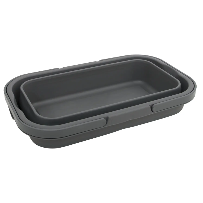 Корзина складная Bo-Camp Foldable Box With table Top 17L Grey (6303695)  