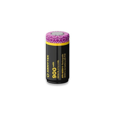 Аккумулятор литиевый 18350 Li-Ion Armytek (900mAh)