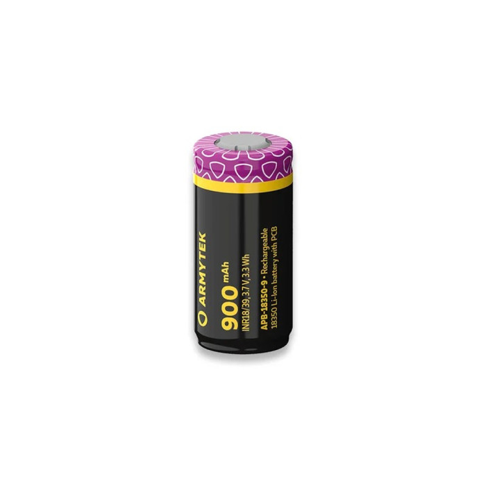 Аккумулятор литиевый 18350 Li-Ion Armytek (900mAh)  