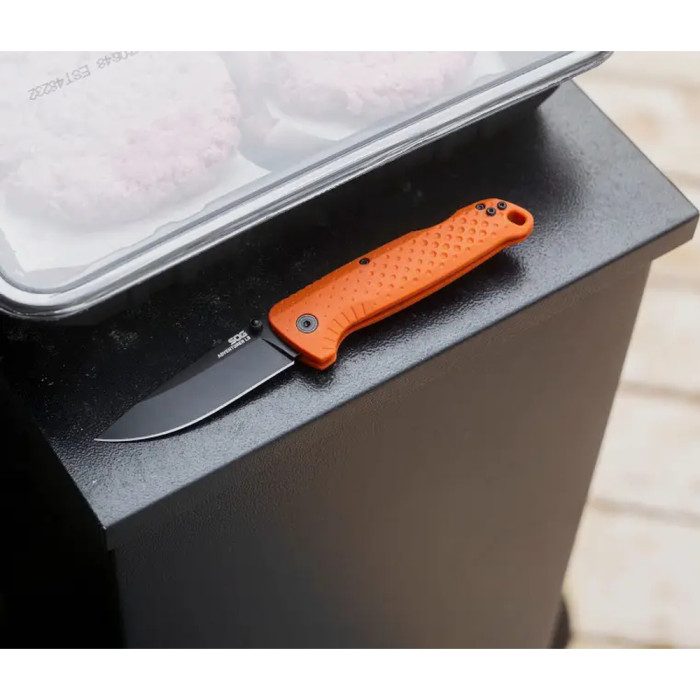 Нож SOG Adventurer LB, Blaze Orange/Black (SOG 13-11-02-43)  