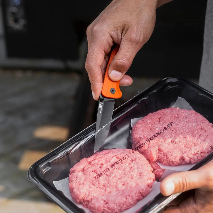 Нож SOG Adventurer LB, Blaze Orange/Black (SOG 13-11-02-43)  