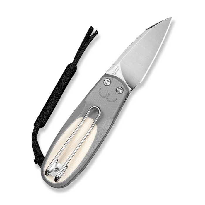 Нож складной карманный Civivi Purr, (4.65 см) Nitro-V / G10 серый/айвори  