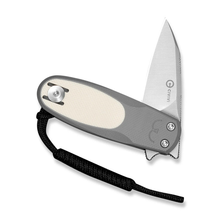 Нож складной карманный Civivi Purr, (4.65 см) Nitro-V / G10 серый/айвори  