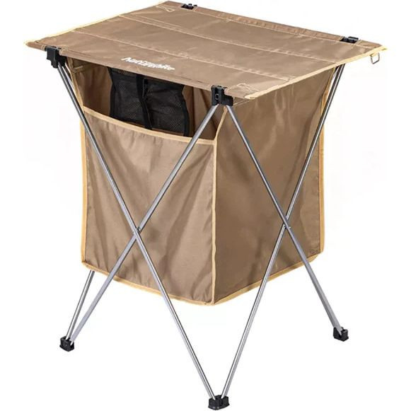 Стол складной с коробкой для хранения Naturehike NH19JJ084, 1680D Oxford / алюминий, песочный  