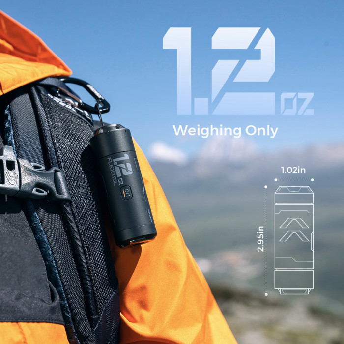 Портативный мини-насос Flextail Zero Pump, черный  