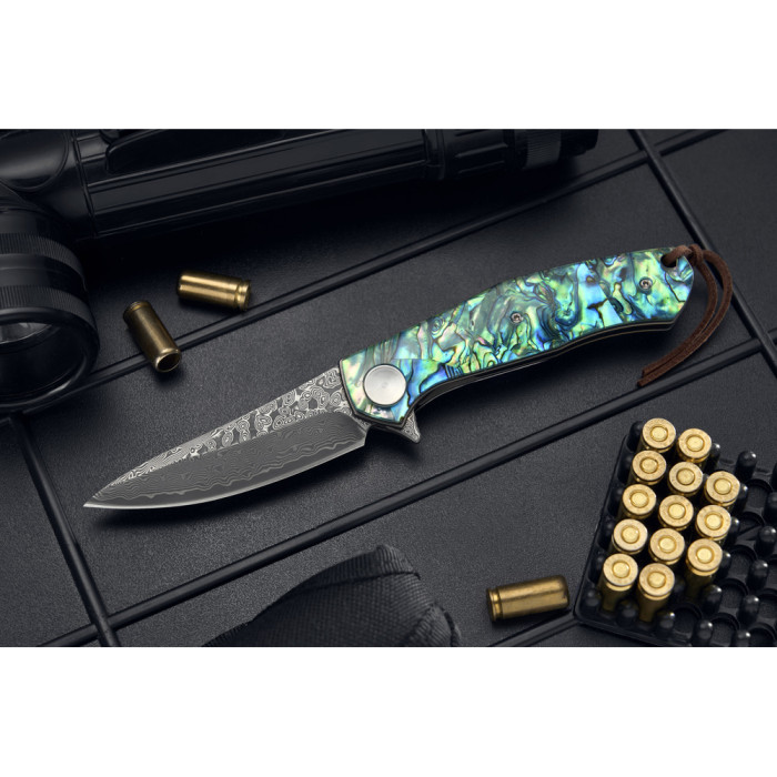 Карманный нож Grand Way DG 033 (дамаск)  