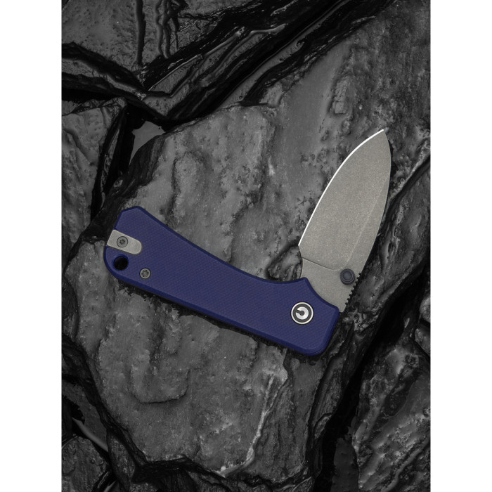 Нож складной карманный Civivi Baby Banter Slip Joint (6 см) Nitro-V / G10 синий  