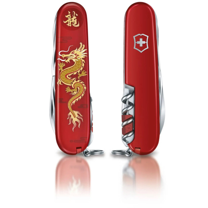 Складной нож Victorinox HUNTSMAN "Year of the Dragon 2024" 1.3714.E13  