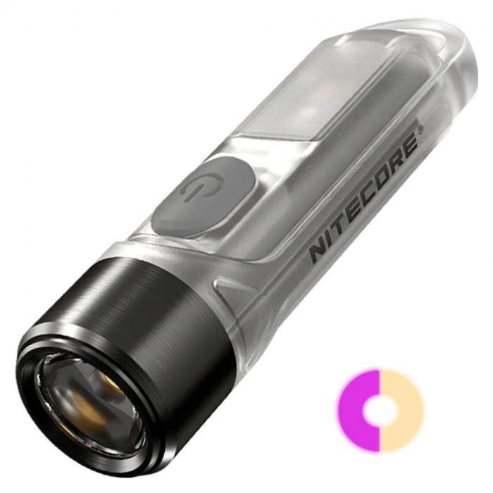 Фонарь наключный ультрафиолетовый Nitecore Tiki UV (UV 1 Вт, 365 нм, CRI 70 Lm, 5 режимов, USB-C)  