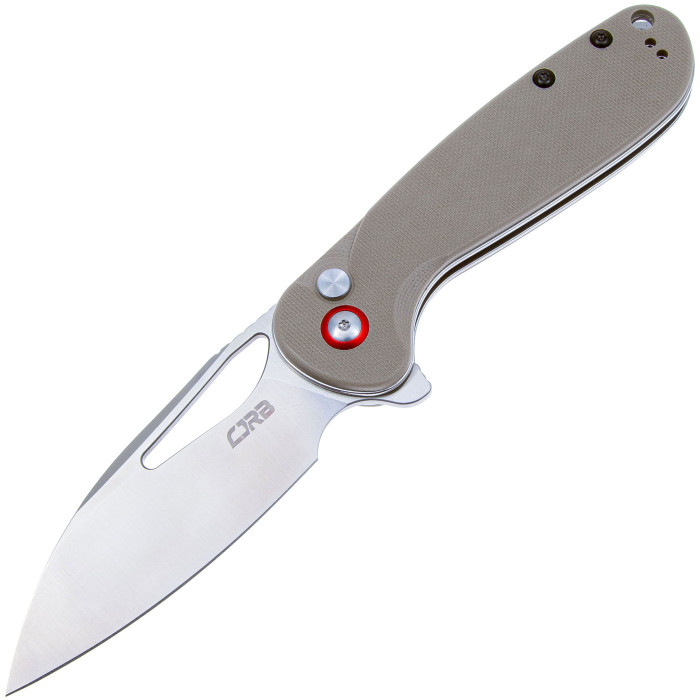 Нож CJRB Lago SW, AR-RPM9 Steel, G10, desert tan  