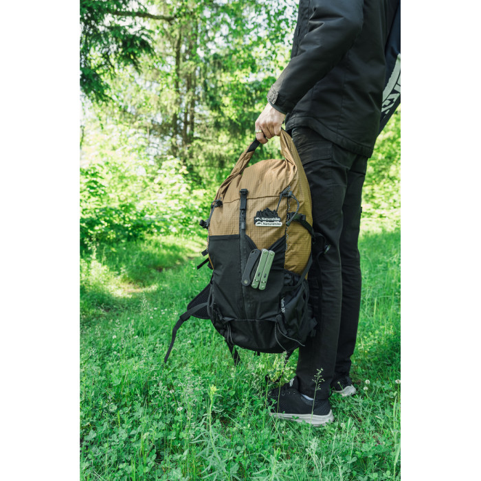 Рюкзак туристический Naturehike Helium CNK2300016, 30+5 л, коричневый  
