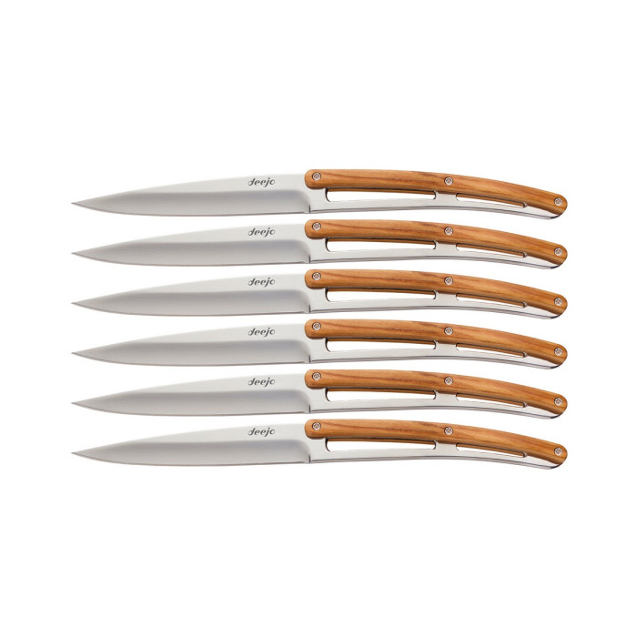 Набор ножей 6 Deejo Steak Knives, mirror finish 