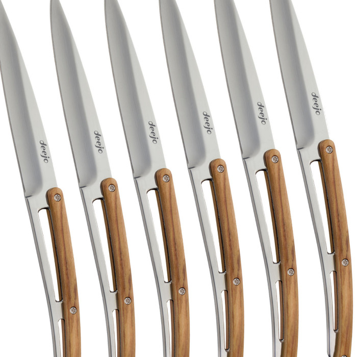Набор ножей 6 Deejo Steak Knives, mirror finish  
