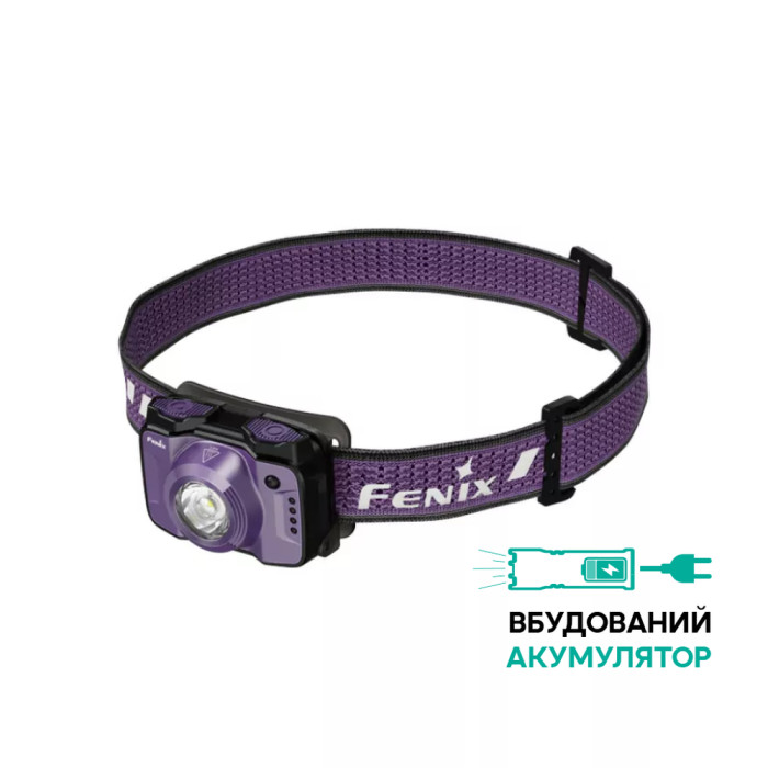 Фонарь налобный Fenix HL12R V2.0 фиолетовый