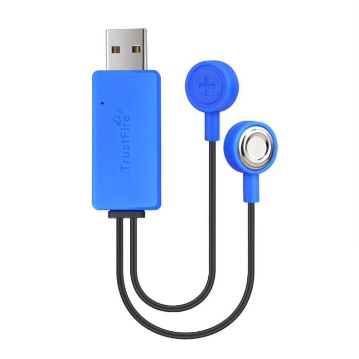 Магнитная зарядка TrustFire UC10, синяя 