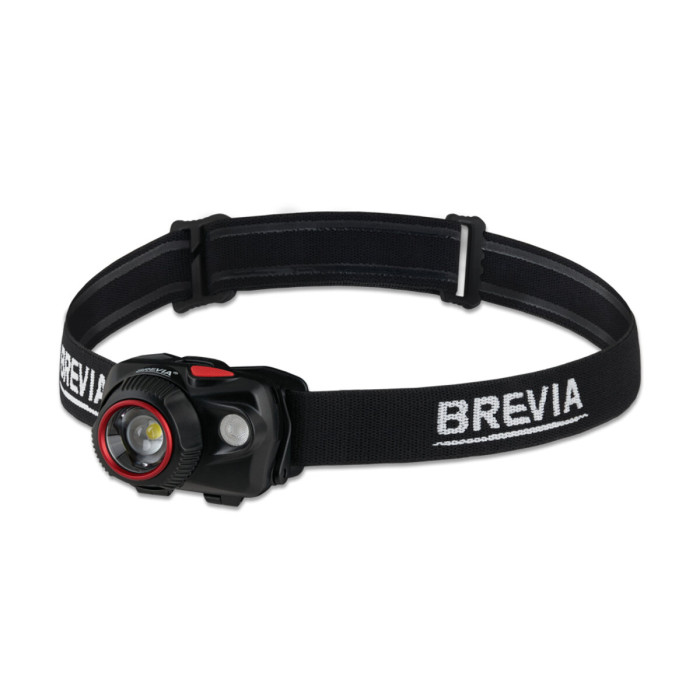 Фонарь налобный Brevia 520Lm, Focus Control, 800mAh/3xAAA, IP64 (белый/красный)  