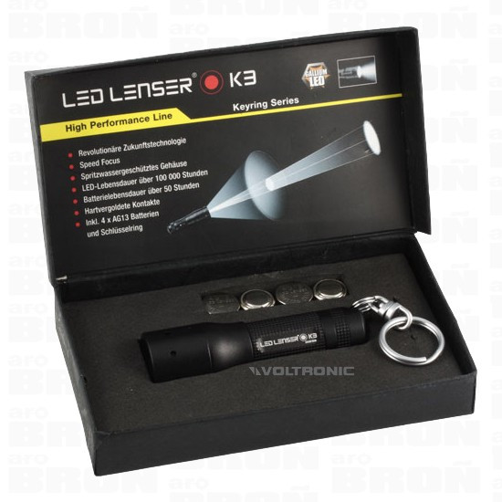 Фонарь-брелок Led Lenser K3, 15 лм  