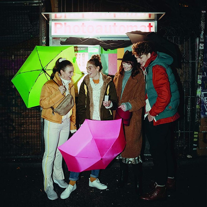 Зонт Knirps U.200 Neon Pink Авто/Складной/6спиц /D97x26см  