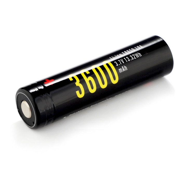 Аккумулятор 18650 Li-Ion Soshine 18650USB-3.7-3600, microUSB, 3600mAh, 4.5A, 4.2/3.6/2.75V 