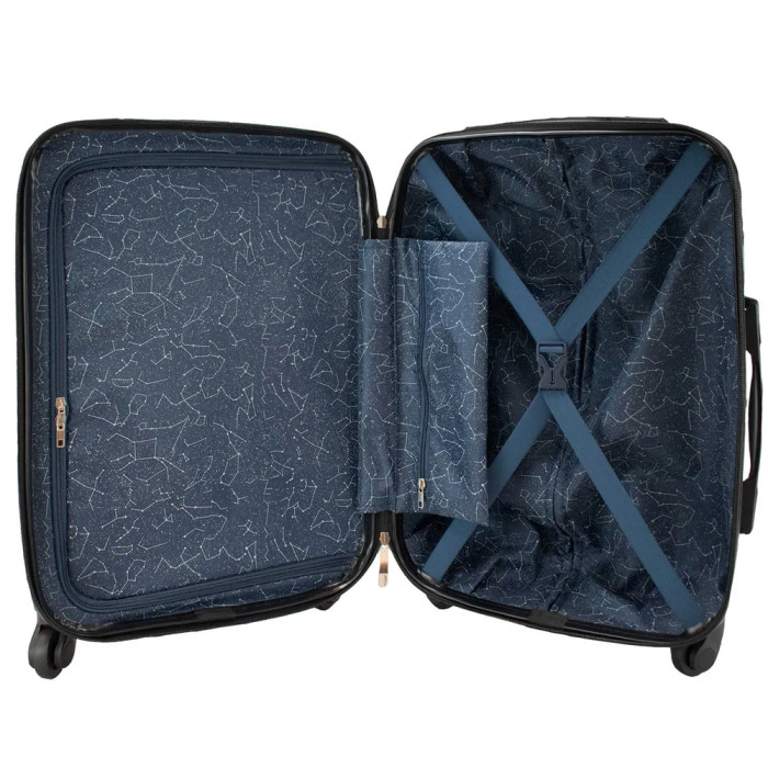 Чемодан Semi Line 20" (S) NASA Black (T5798-1)  