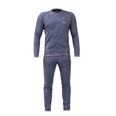 Термобелье мужское Tramp Microfleece комплект (футболка+штаны) grey UTRUM-020, UTRUM-020-grey-S