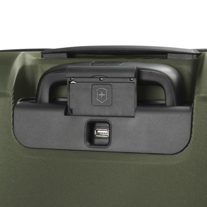 Чемодан на 4 колесах Victorinox Travel Connex Hs/Olive S Global Expandable 34/41 л (Vt609864)  