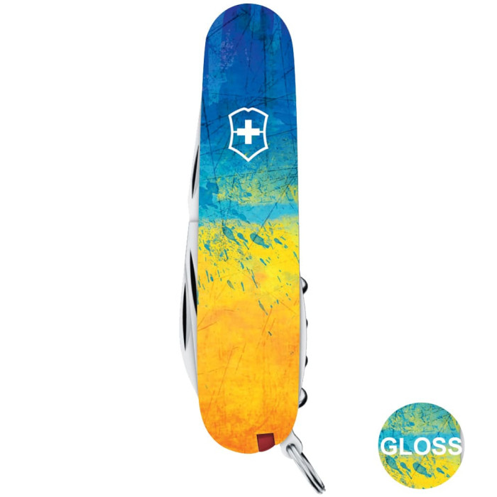 Складной нож Victorinox SPARTAN UKRAINE Желто-синий рисунок  