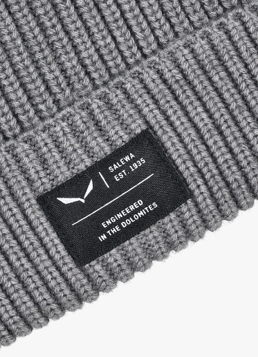 Шапка Salewa PUEZ BEANIE - бежевая  