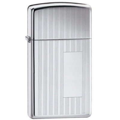 Зажигалка Zippo Ribbon High Polish Chrome узкая 1615