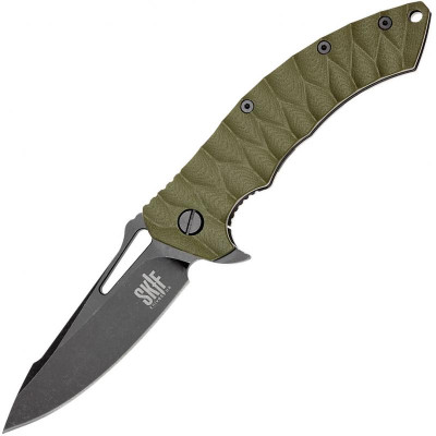 Нож Skif Shark II Black Stonewash olive 421SEBG