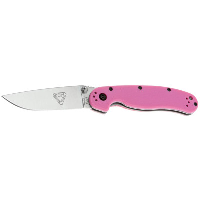 Нож Ontario Knife RAT II Linerlock pink