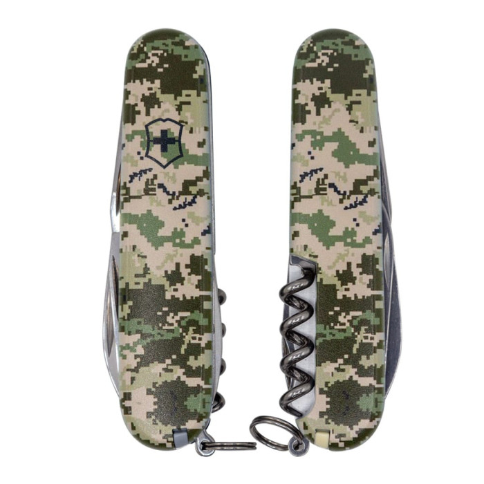 Нож Climber Army 91мм/14функ/Пиксель  